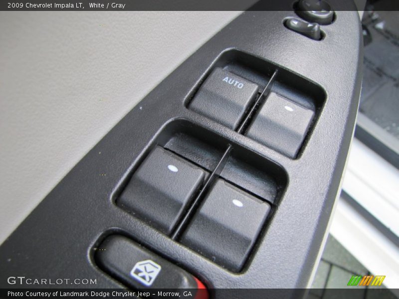 White / Gray 2009 Chevrolet Impala LT