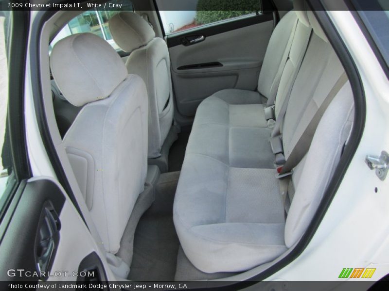 White / Gray 2009 Chevrolet Impala LT