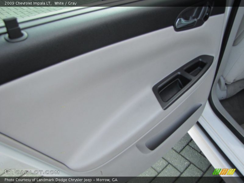 White / Gray 2009 Chevrolet Impala LT