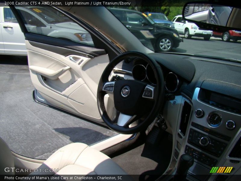 Light Platinum / Light Titanium/Ebony 2008 Cadillac CTS 4 AWD Sedan