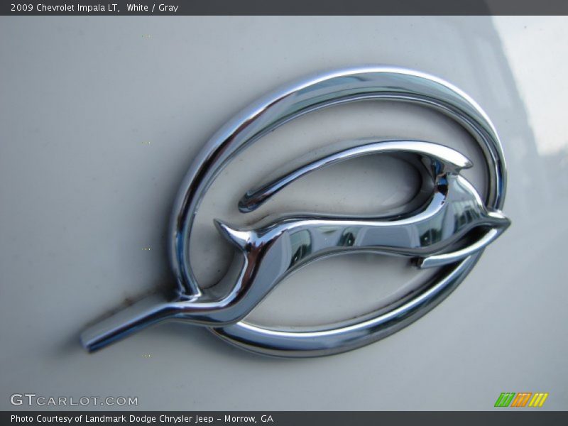 White / Gray 2009 Chevrolet Impala LT