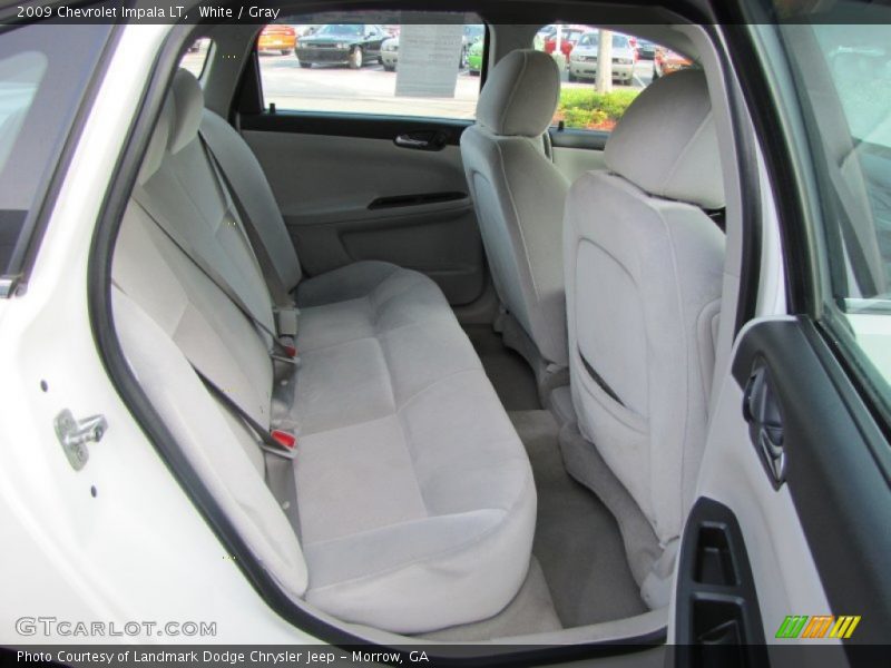 White / Gray 2009 Chevrolet Impala LT