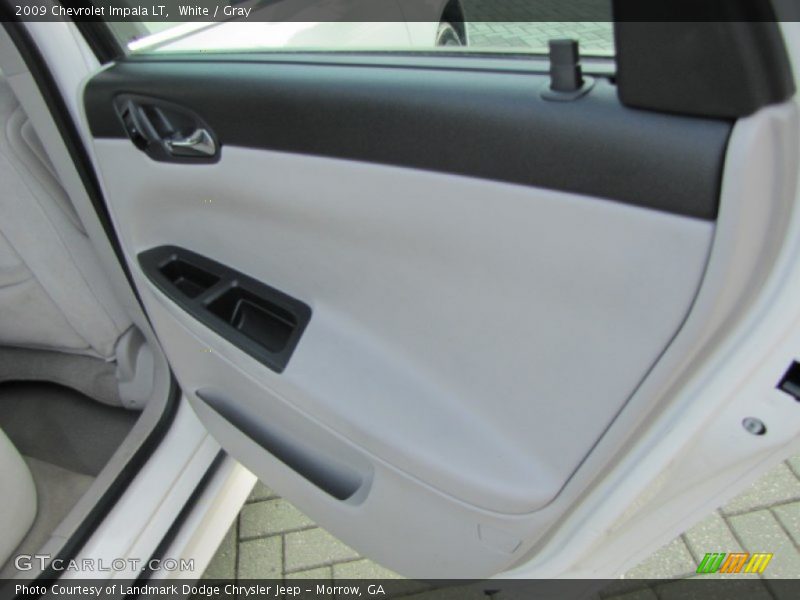 White / Gray 2009 Chevrolet Impala LT