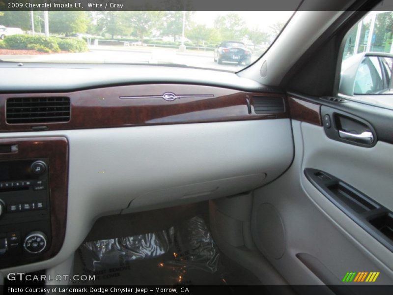 White / Gray 2009 Chevrolet Impala LT