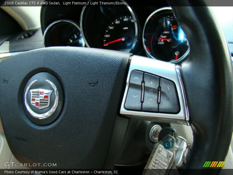Light Platinum / Light Titanium/Ebony 2008 Cadillac CTS 4 AWD Sedan