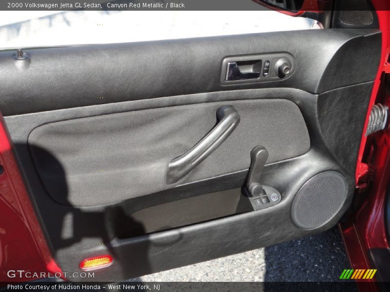 Canyon Red Metallic / Black 2000 Volkswagen Jetta GL Sedan