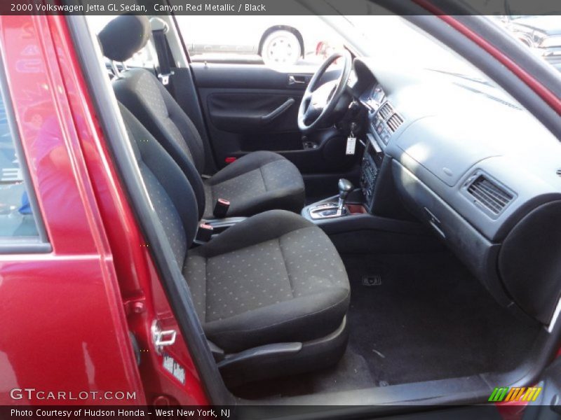 Canyon Red Metallic / Black 2000 Volkswagen Jetta GL Sedan