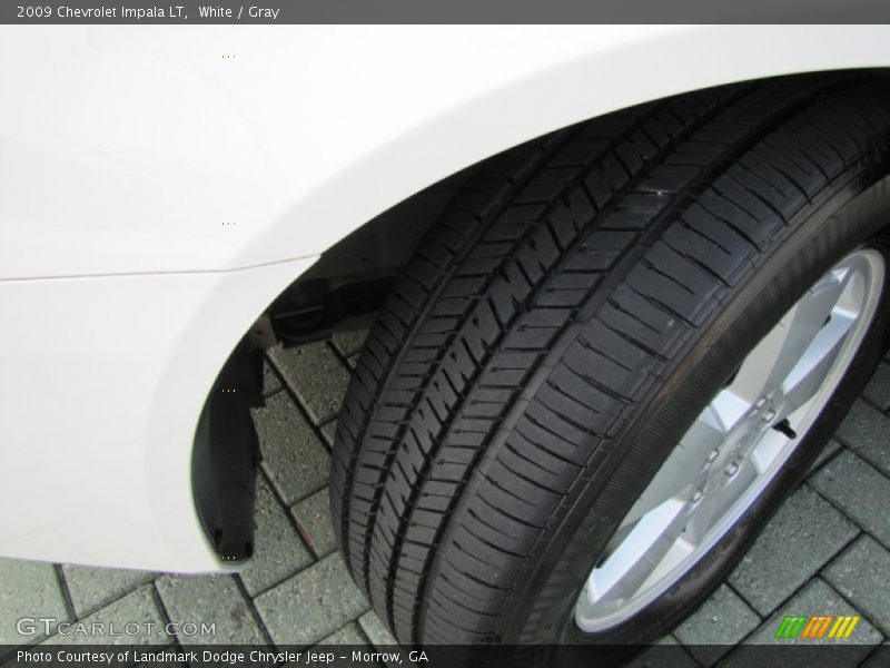 White / Gray 2009 Chevrolet Impala LT