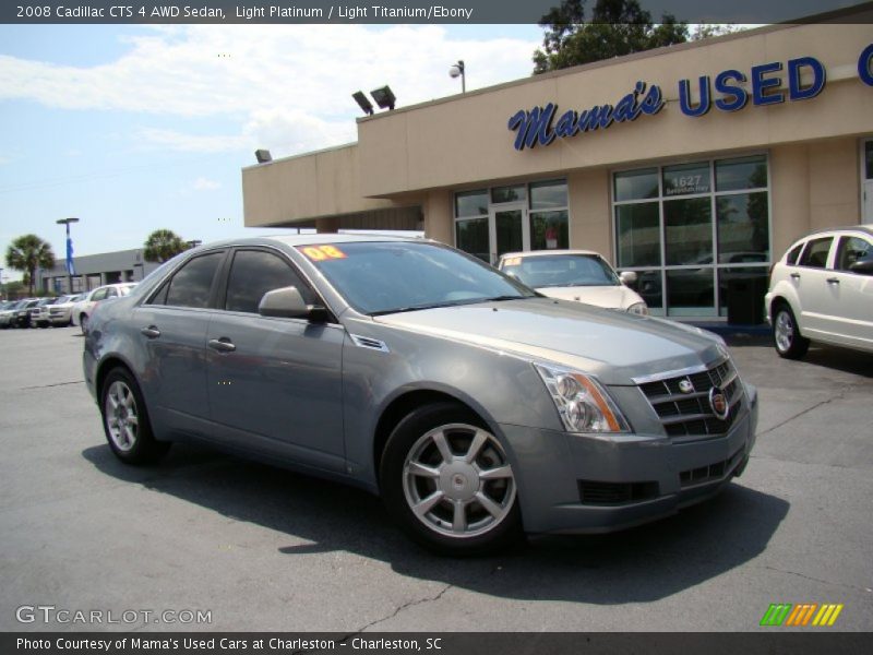 Light Platinum / Light Titanium/Ebony 2008 Cadillac CTS 4 AWD Sedan