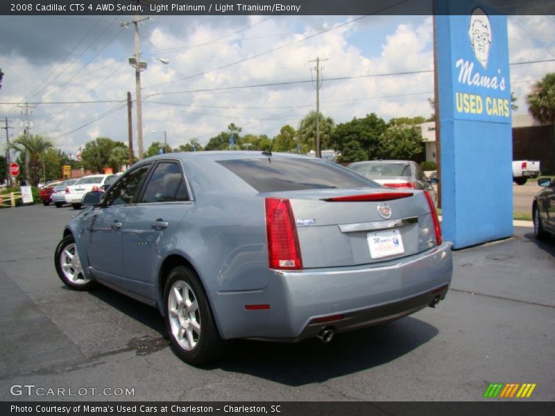 Light Platinum / Light Titanium/Ebony 2008 Cadillac CTS 4 AWD Sedan