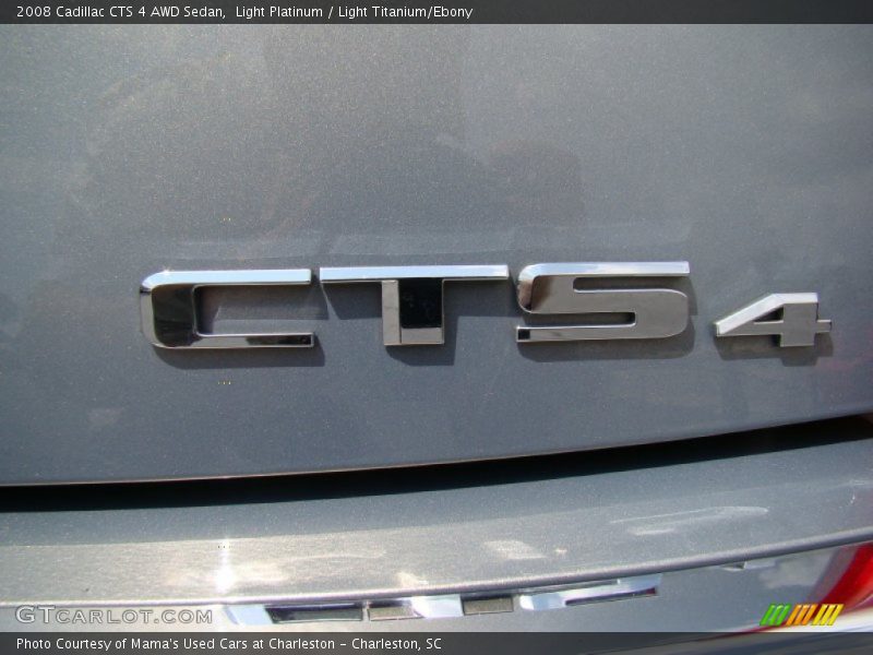 Light Platinum / Light Titanium/Ebony 2008 Cadillac CTS 4 AWD Sedan