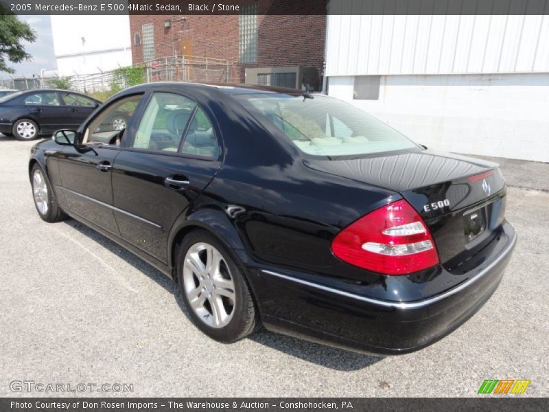 Black / Stone 2005 Mercedes-Benz E 500 4Matic Sedan