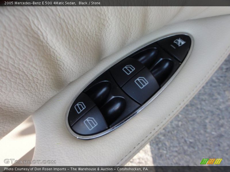 Black / Stone 2005 Mercedes-Benz E 500 4Matic Sedan