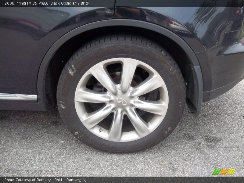 Black Obsidian / Brick 2008 Infiniti FX 35 AWD