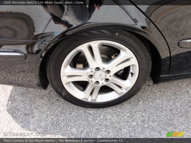 Black / Stone 2005 Mercedes-Benz E 500 4Matic Sedan