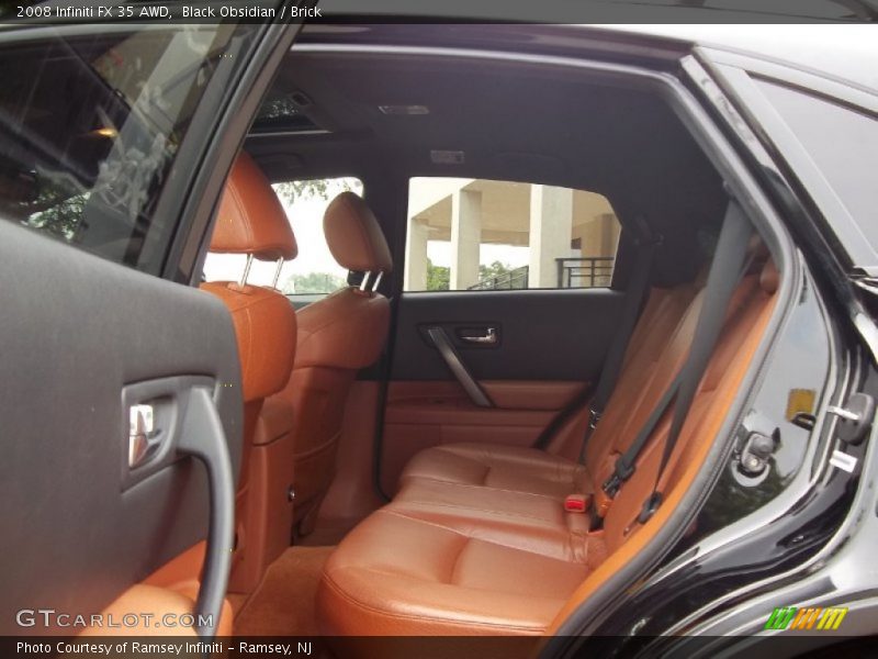 Black Obsidian / Brick 2008 Infiniti FX 35 AWD