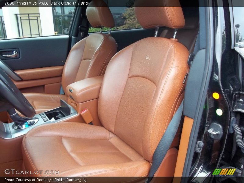 Black Obsidian / Brick 2008 Infiniti FX 35 AWD