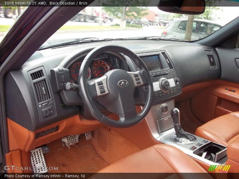 Black Obsidian / Brick 2008 Infiniti FX 35 AWD