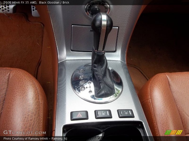 Black Obsidian / Brick 2008 Infiniti FX 35 AWD