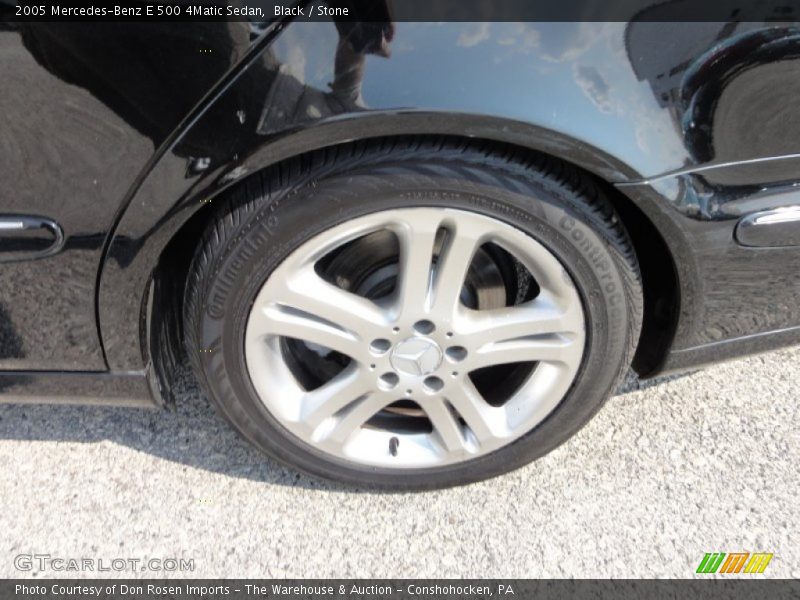 Black / Stone 2005 Mercedes-Benz E 500 4Matic Sedan