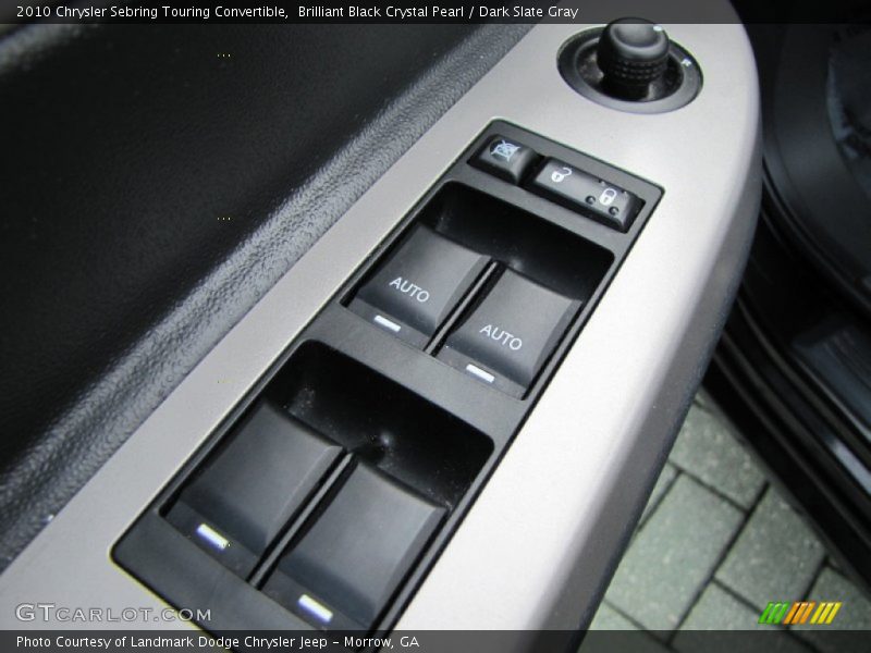 Brilliant Black Crystal Pearl / Dark Slate Gray 2010 Chrysler Sebring Touring Convertible