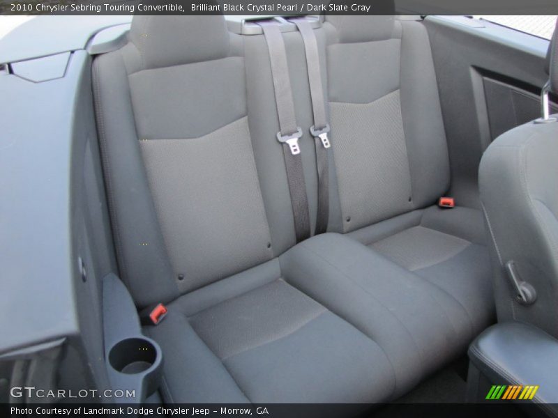 Brilliant Black Crystal Pearl / Dark Slate Gray 2010 Chrysler Sebring Touring Convertible