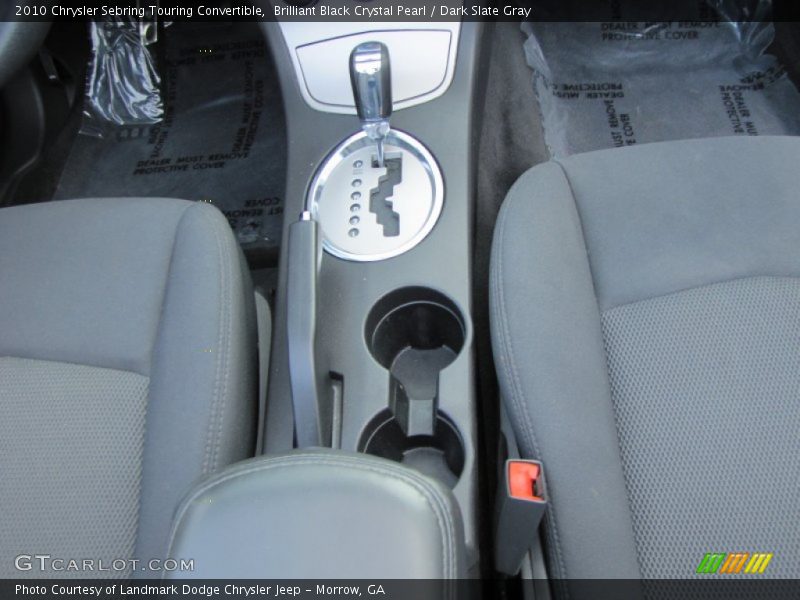 Brilliant Black Crystal Pearl / Dark Slate Gray 2010 Chrysler Sebring Touring Convertible