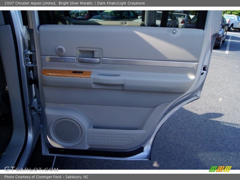 Bright Silver Metallic / Dark Khaki/Light Graystone 2007 Chrysler Aspen Limited