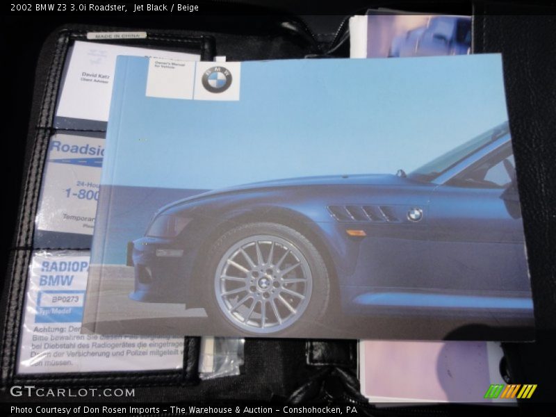 Books/Manuals of 2002 Z3 3.0i Roadster