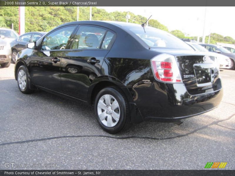 Super Black / Charcoal/Steel 2008 Nissan Sentra 2.0
