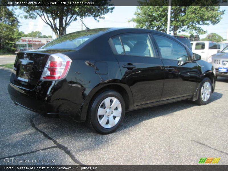 Super Black / Charcoal/Steel 2008 Nissan Sentra 2.0