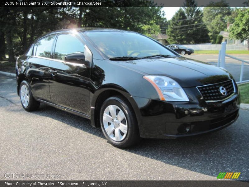 Super Black / Charcoal/Steel 2008 Nissan Sentra 2.0