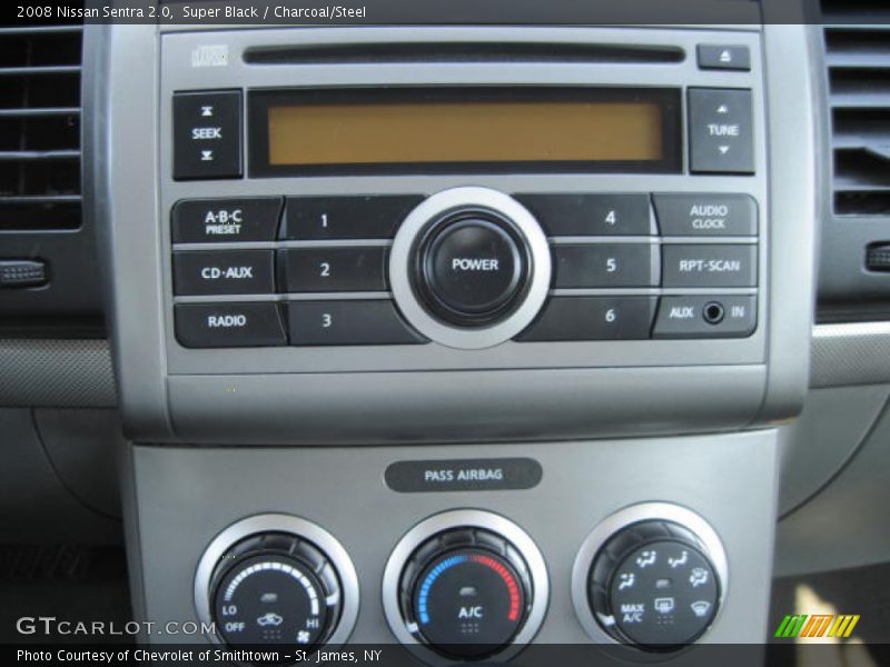 Super Black / Charcoal/Steel 2008 Nissan Sentra 2.0