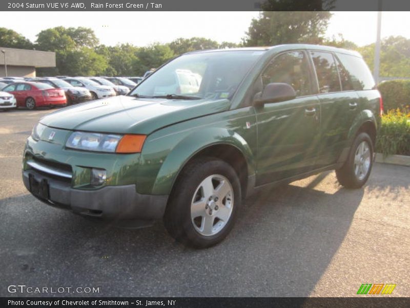Rain Forest Green / Tan 2004 Saturn VUE V6 AWD