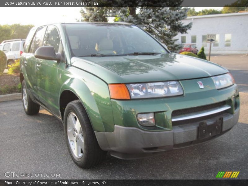 Rain Forest Green / Tan 2004 Saturn VUE V6 AWD