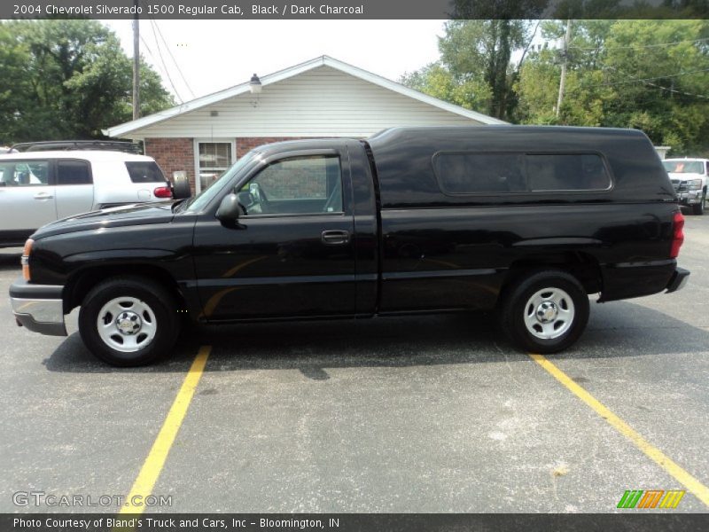 Black / Dark Charcoal 2004 Chevrolet Silverado 1500 Regular Cab