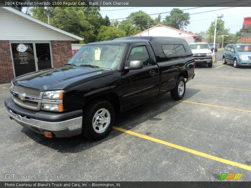 Black / Dark Charcoal 2004 Chevrolet Silverado 1500 Regular Cab