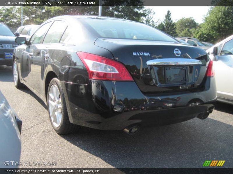 Super Black / Caffe Latte 2009 Nissan Maxima 3.5 S