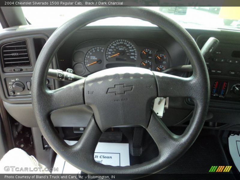 Black / Dark Charcoal 2004 Chevrolet Silverado 1500 Regular Cab