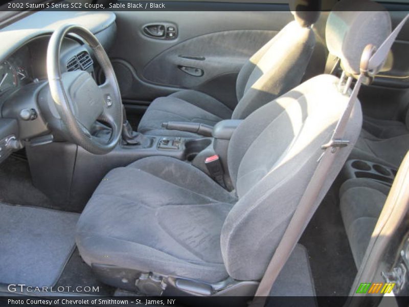 Sable Black / Black 2002 Saturn S Series SC2 Coupe