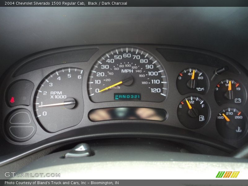 Black / Dark Charcoal 2004 Chevrolet Silverado 1500 Regular Cab