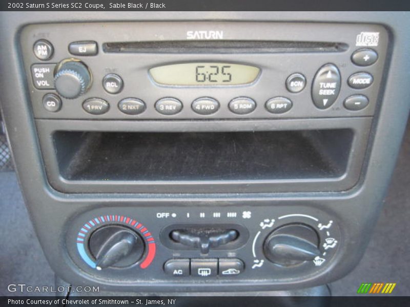 Sable Black / Black 2002 Saturn S Series SC2 Coupe