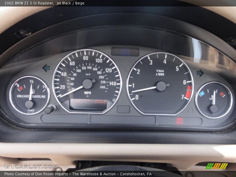  2002 Z3 3.0i Roadster 3.0i Roadster Gauges