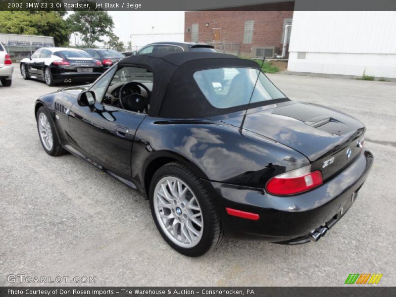  2002 Z3 3.0i Roadster Jet Black
