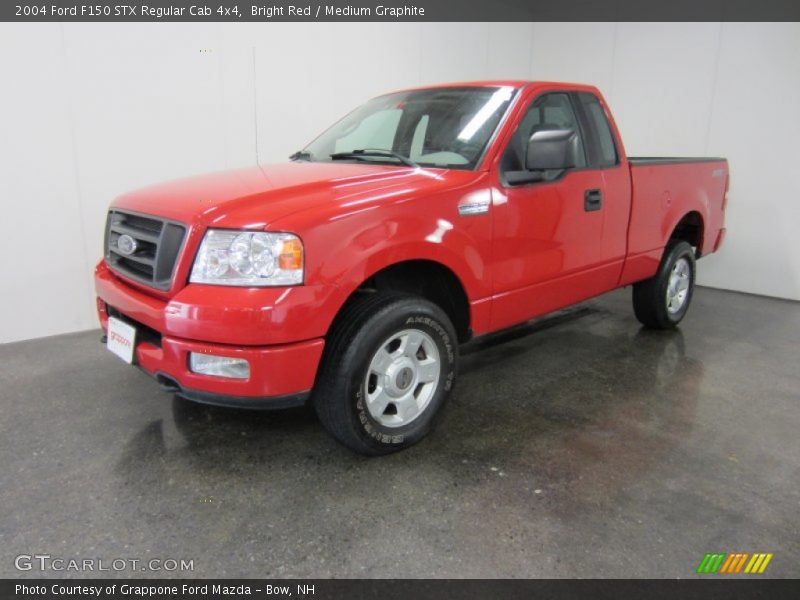 Bright Red / Medium Graphite 2004 Ford F150 STX Regular Cab 4x4