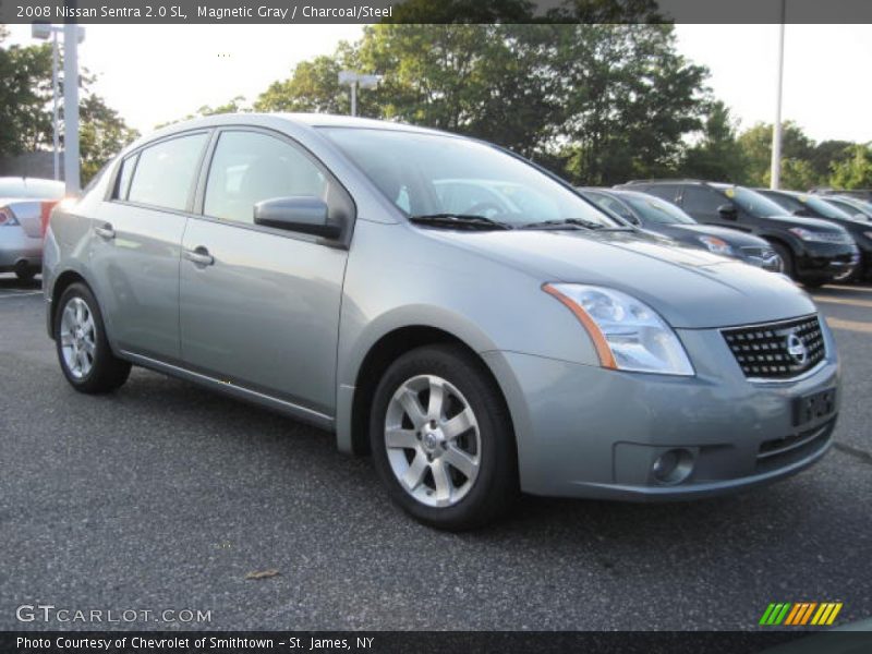 Magnetic Gray / Charcoal/Steel 2008 Nissan Sentra 2.0 SL