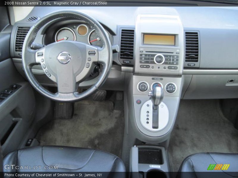 Magnetic Gray / Charcoal/Steel 2008 Nissan Sentra 2.0 SL
