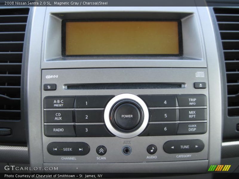 Magnetic Gray / Charcoal/Steel 2008 Nissan Sentra 2.0 SL