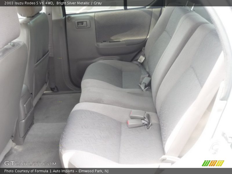 Bright Silver Metallic / Gray 2003 Isuzu Rodeo S V6 4WD