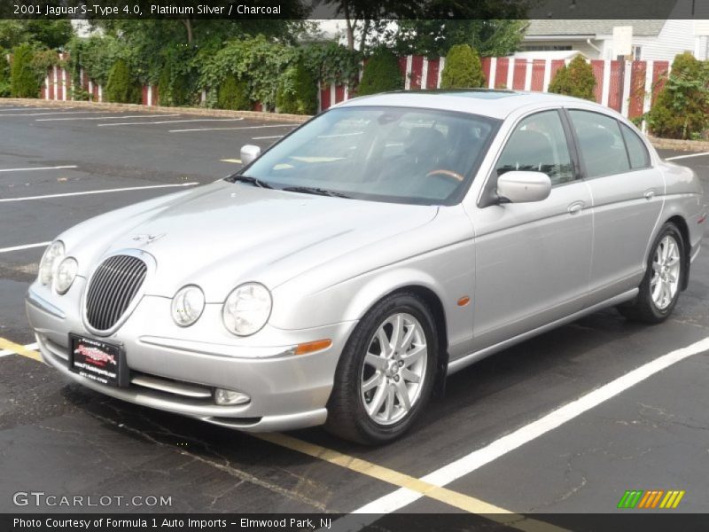 Platinum Silver / Charcoal 2001 Jaguar S-Type 4.0